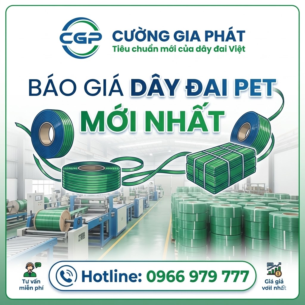 Báo Giá Dây Đai PET Mới Nhất
